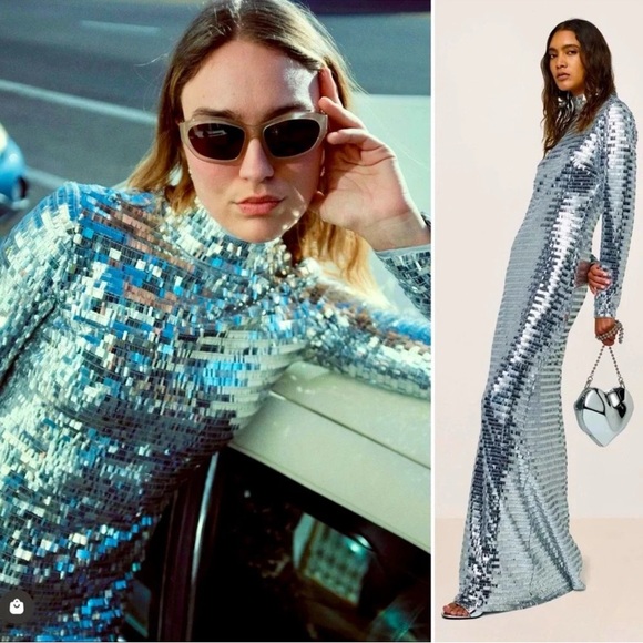 Simon Miller Sculpty Sequin Maxi Dress - Picture 6 of 11